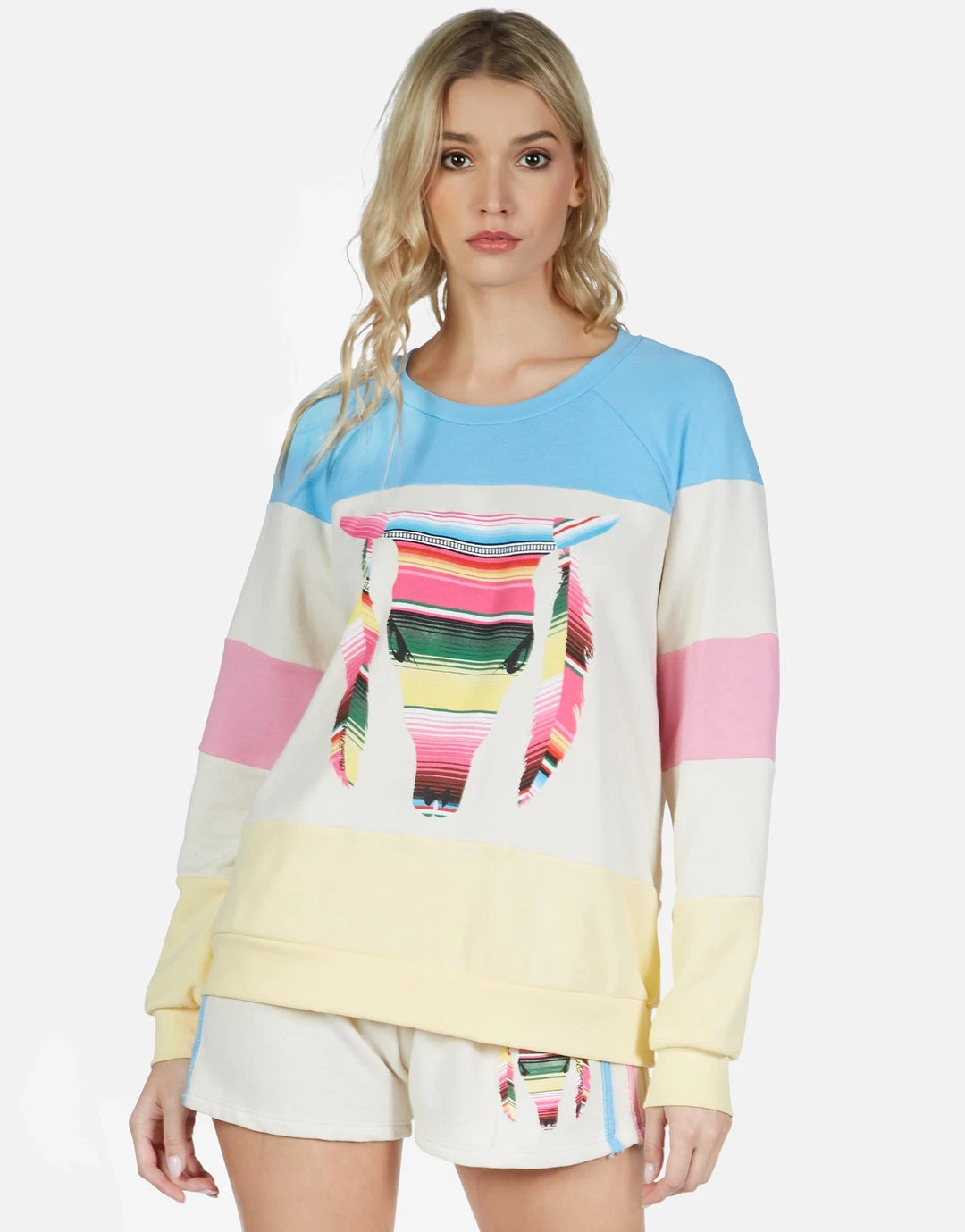 Lauren Moshi LAST CALL Erica Striped Bull