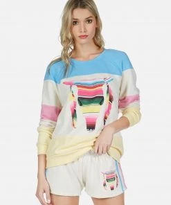 Lauren Moshi LAST CALL Erica Striped Bull