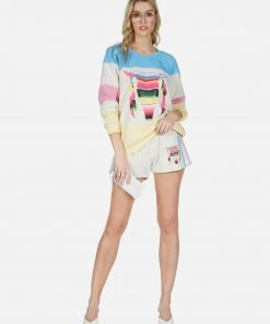 Lauren Moshi Shanda Striped Bull