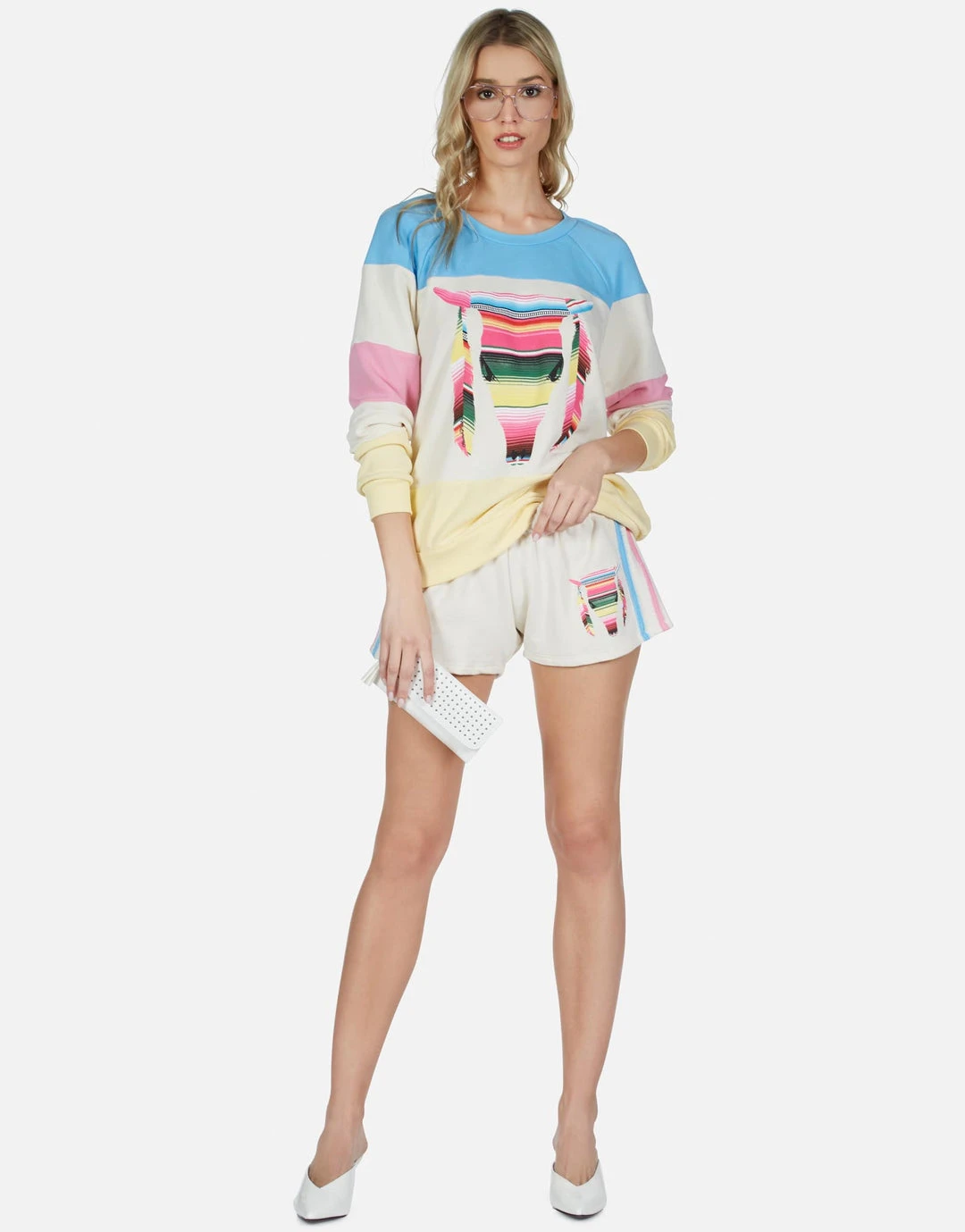 Lauren Moshi Shanda Striped Bull