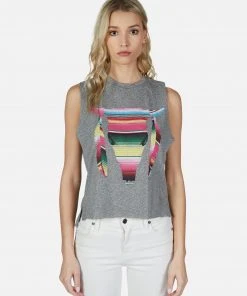 Lauren Moshi Kinzington Striped Bull