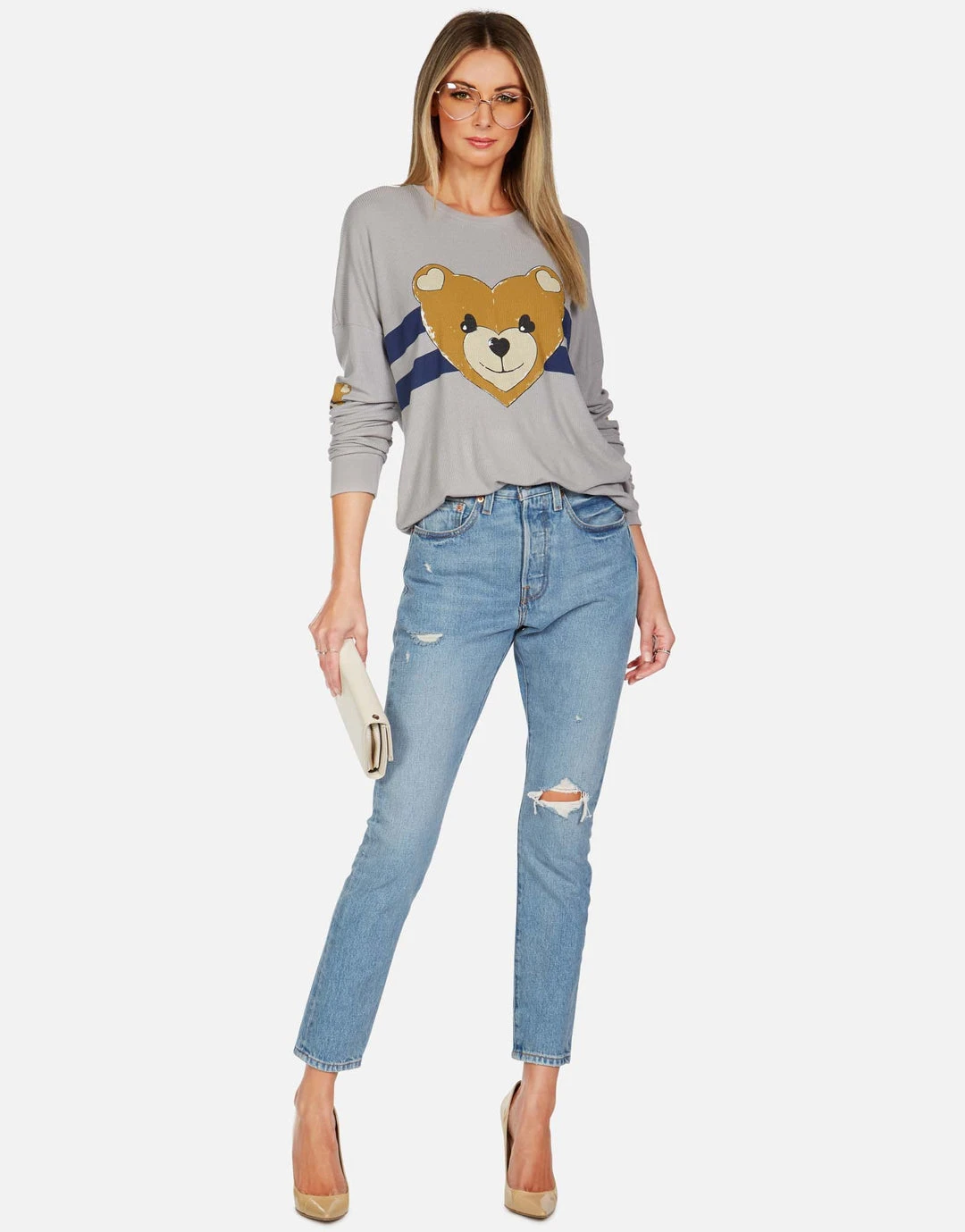 Lauren Moshi Chrissy Heart Teddy