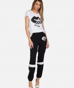 Lauren Moshi Croft Striped Mouth Kisses LAST CALL