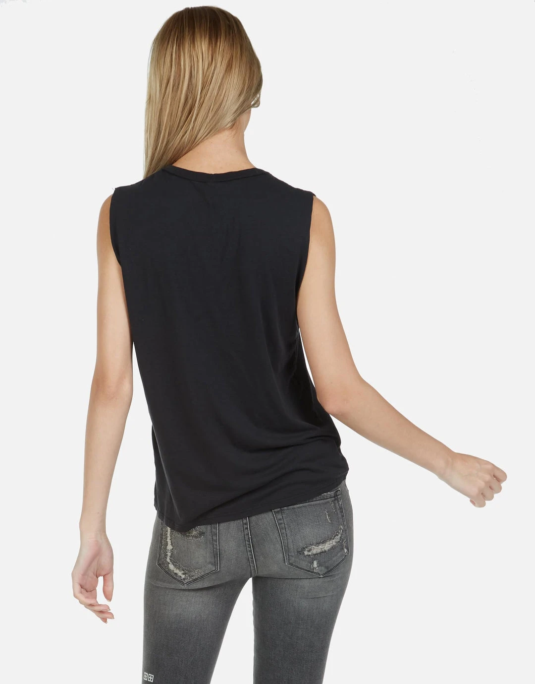 Lauren Moshi X Kel Stencil Happy Smile Tanks