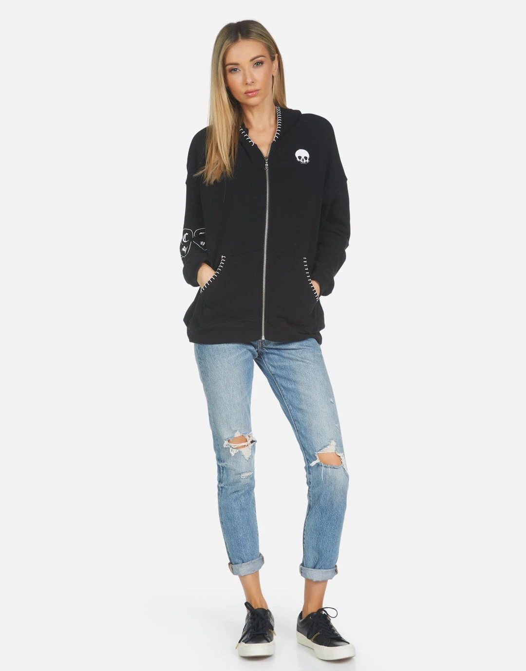 Lauren Moshi Hoodies Koa Music Skull