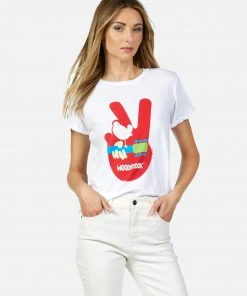 Lauren Moshi X Woodstock Edda Woodstock Peace Short Sleeve