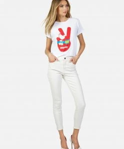 Lauren Moshi X Woodstock Edda Woodstock Peace Short Sleeve