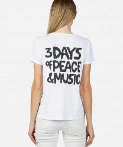 Lauren Moshi X Woodstock Edda Woodstock Peace Short Sleeve