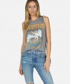 Lauren Moshi X Led Zeppelin Kinzington Led Zeppelin Tops