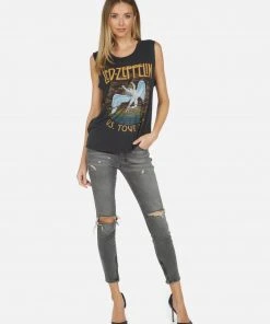 Lauren Moshi X Led Zeppelin Tops Kel Led Zeppelin