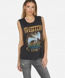 Lauren Moshi X Led Zeppelin Tops Kel Led Zeppelin