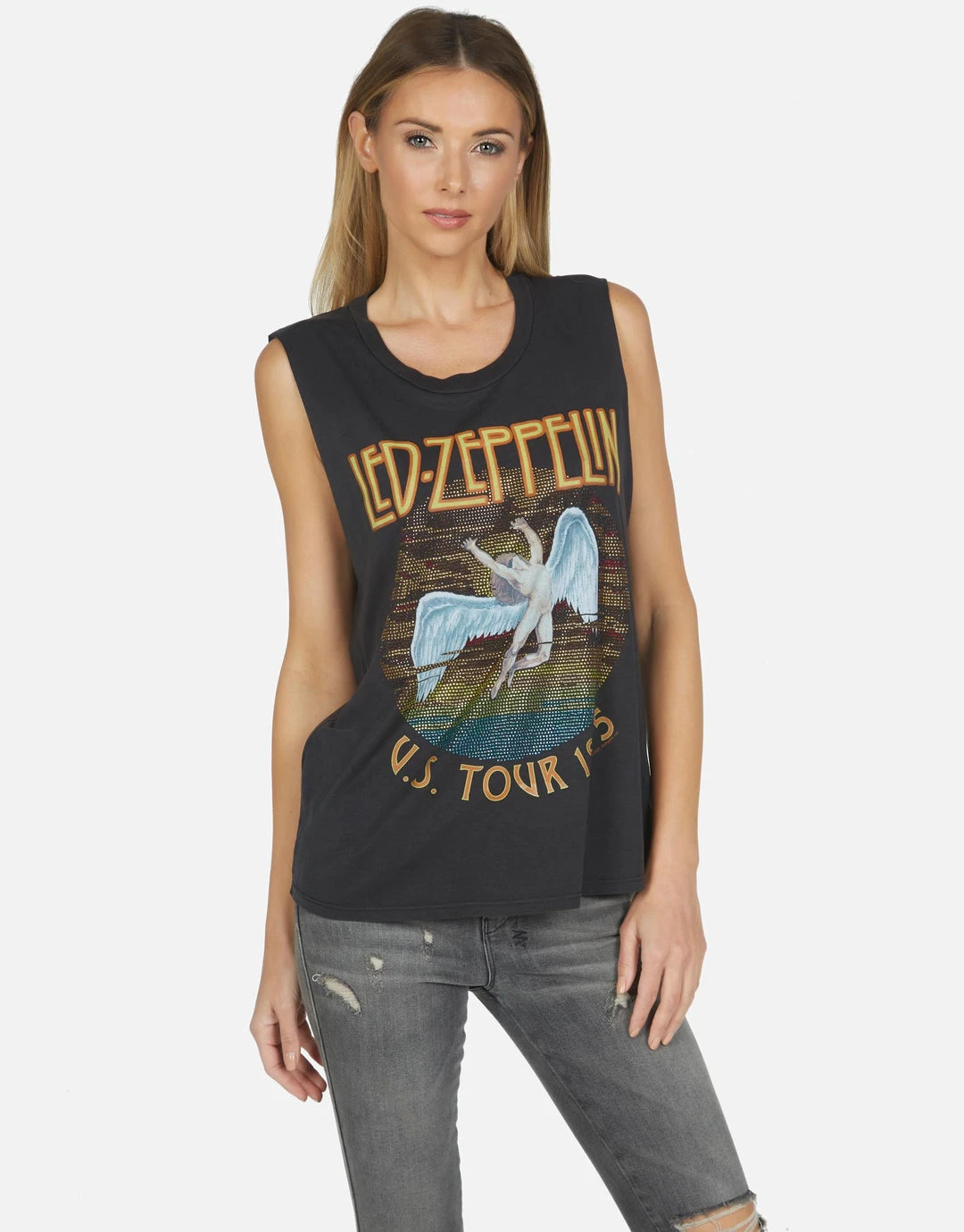 Lauren Moshi X Led Zeppelin Tops Kel Led Zeppelin