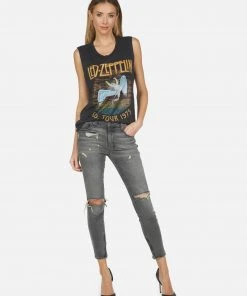 Lauren Moshi X Led Zeppelin Tops Kel Led Zeppelin