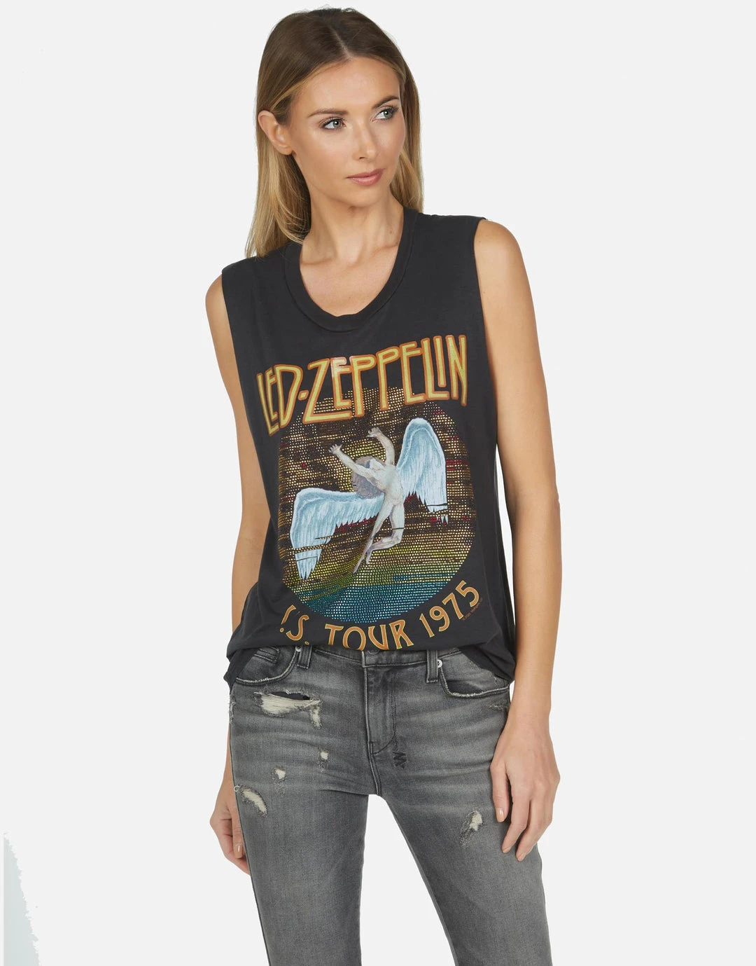Lauren Moshi X Led Zeppelin Tops Kel Led Zeppelin