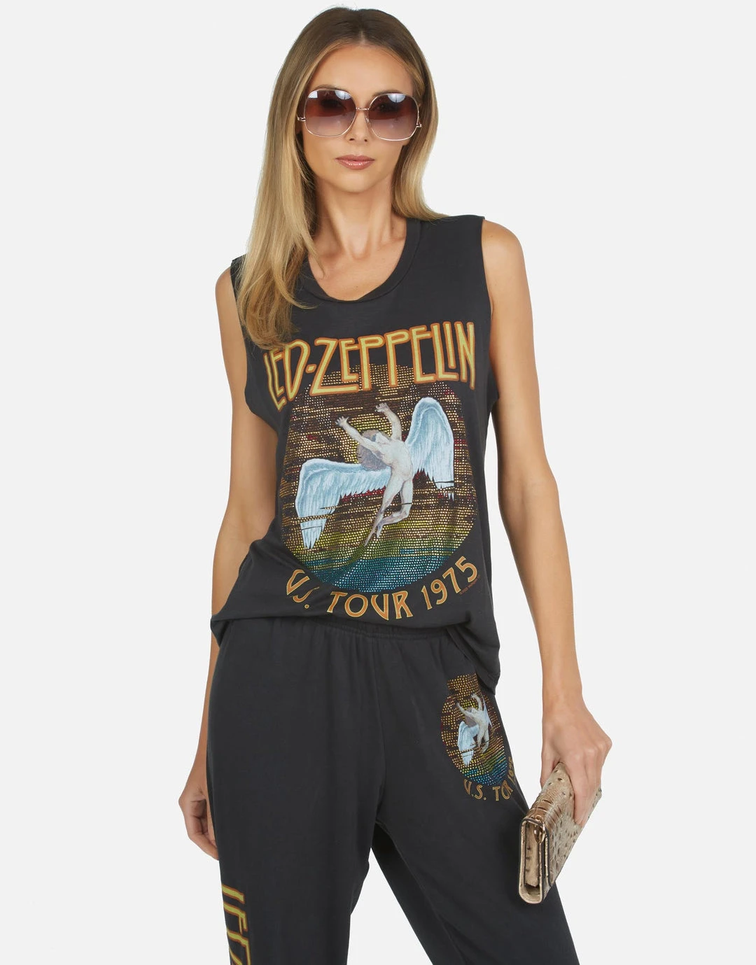 Lauren Moshi X Led Zeppelin Tops Kel Led Zeppelin