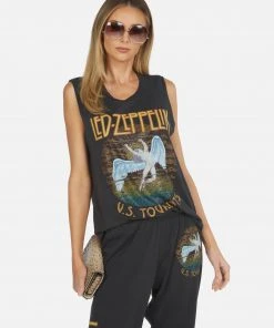 Lauren Moshi X Led Zeppelin Tops Kel Led Zeppelin