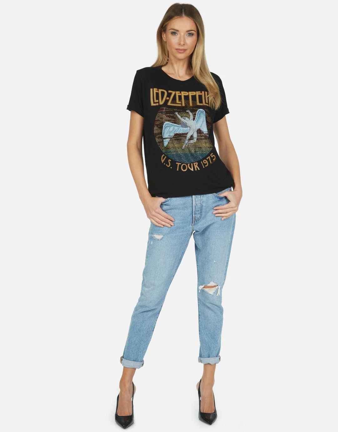 Lauren Moshi X Led Zeppelin Tops Edda Led Zeppelin