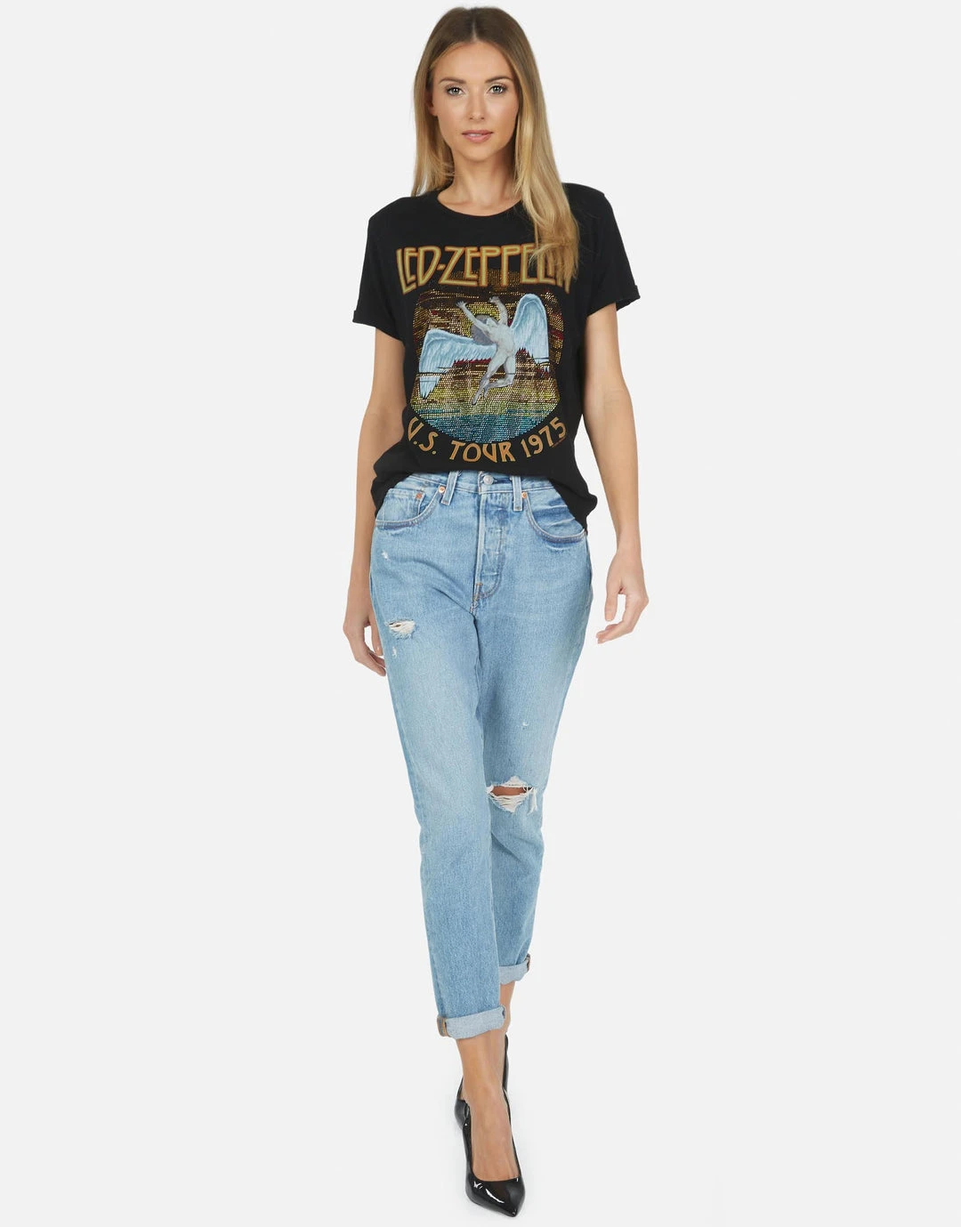 Lauren Moshi X Led Zeppelin Tops Edda Led Zeppelin