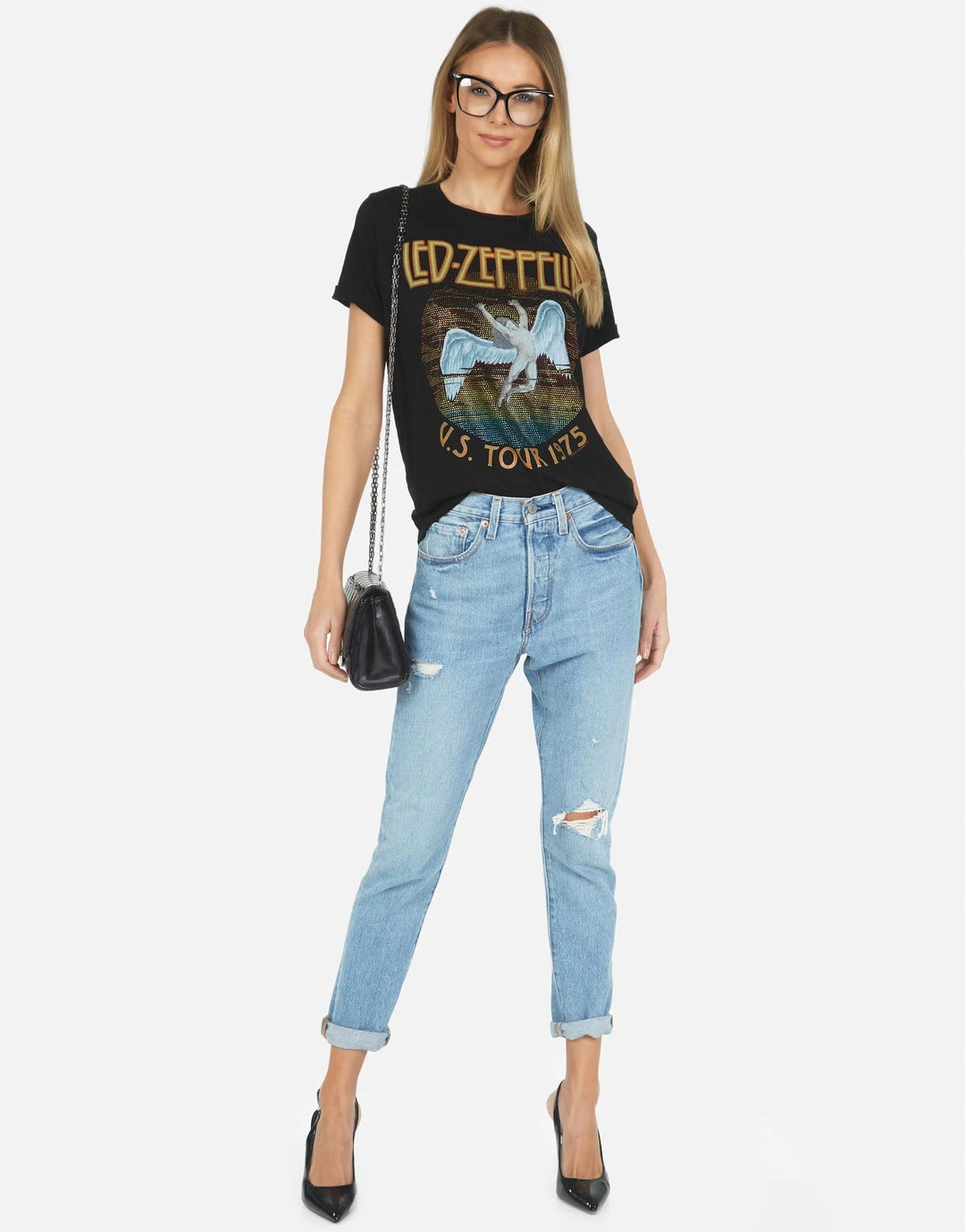 Lauren Moshi X Led Zeppelin Tops Edda Led Zeppelin