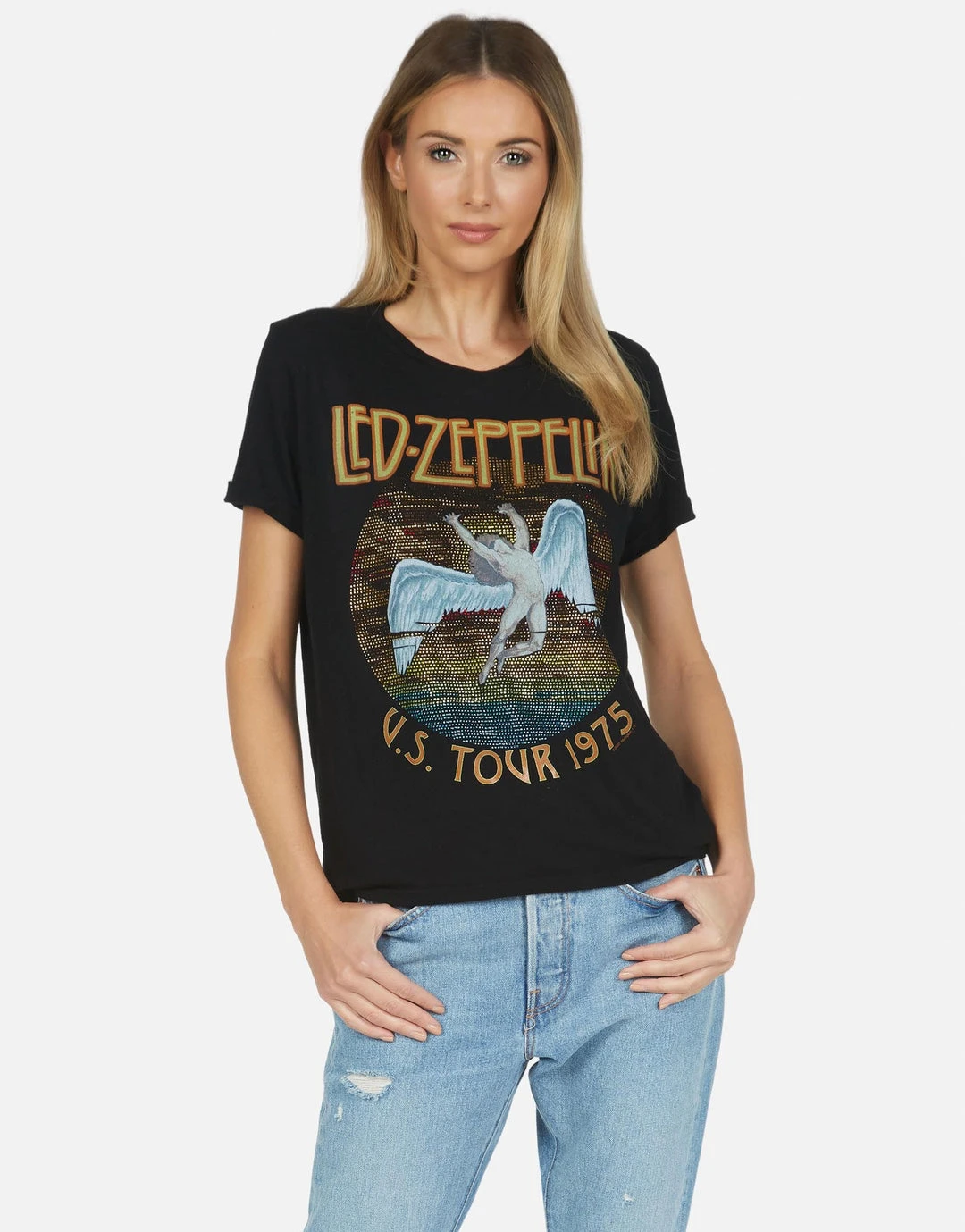 Lauren Moshi X Led Zeppelin Tops Edda Led Zeppelin