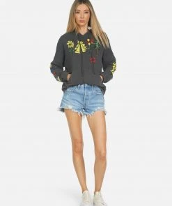 Lauren Moshi Melanie Camp Hair Don't Care Hoodies