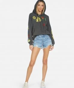 Lauren Moshi Melanie Camp Hair Don't Care Hoodies