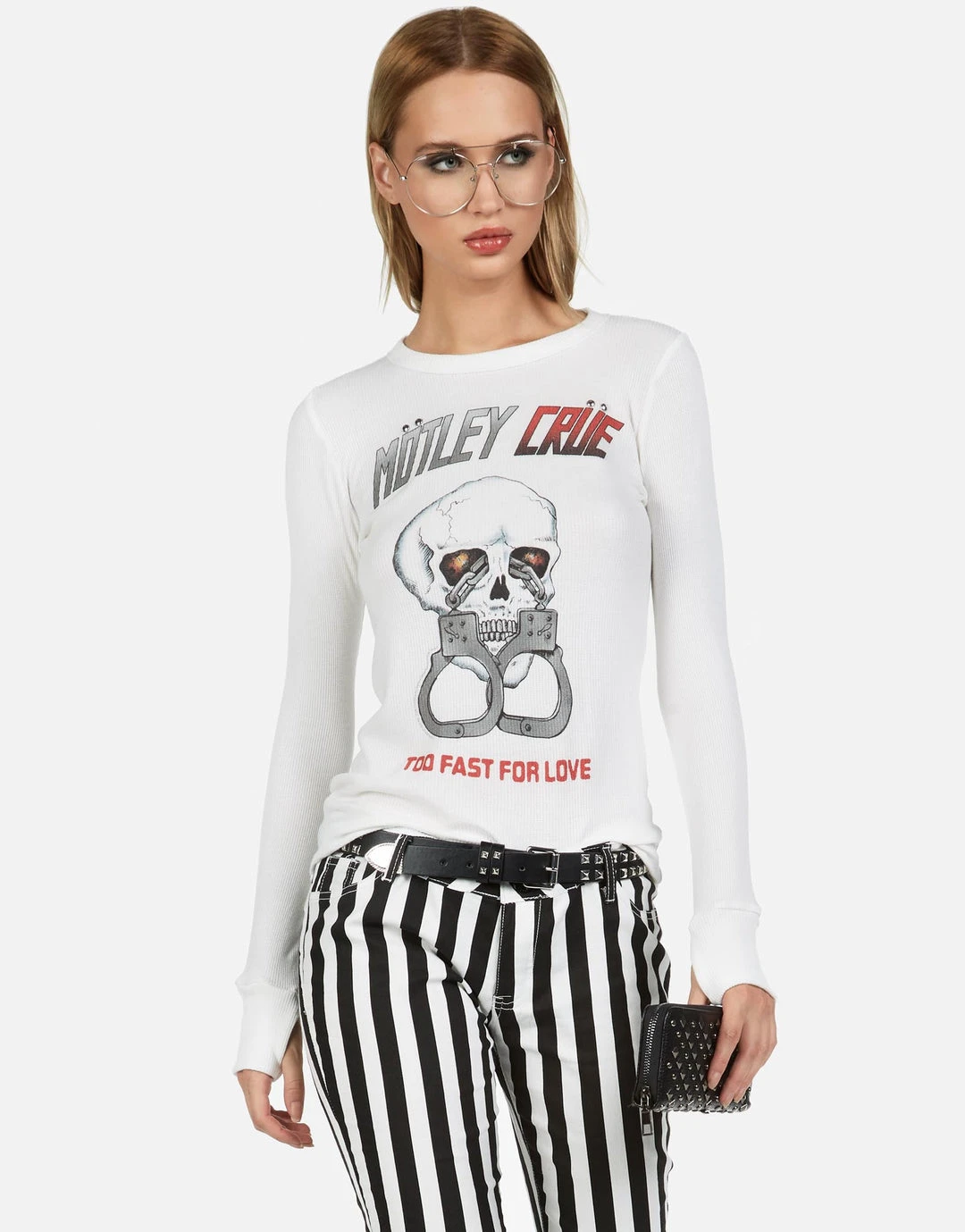 Lauren Moshi X Motley Crue Long Sleeve Mckinley Too Fast For Love