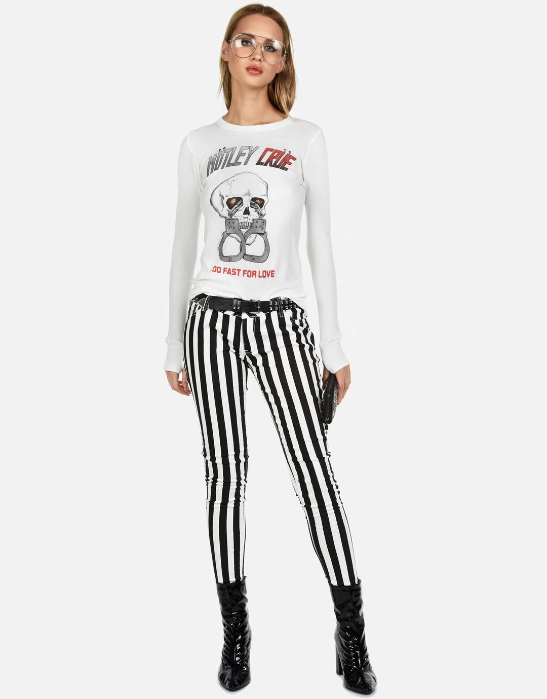 Lauren Moshi X Motley Crue Long Sleeve Mckinley Too Fast For Love