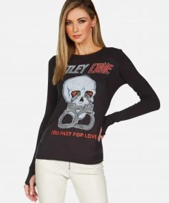 Lauren Moshi X Motley Crue Long Sleeve Mckinley Too Fast For Love
