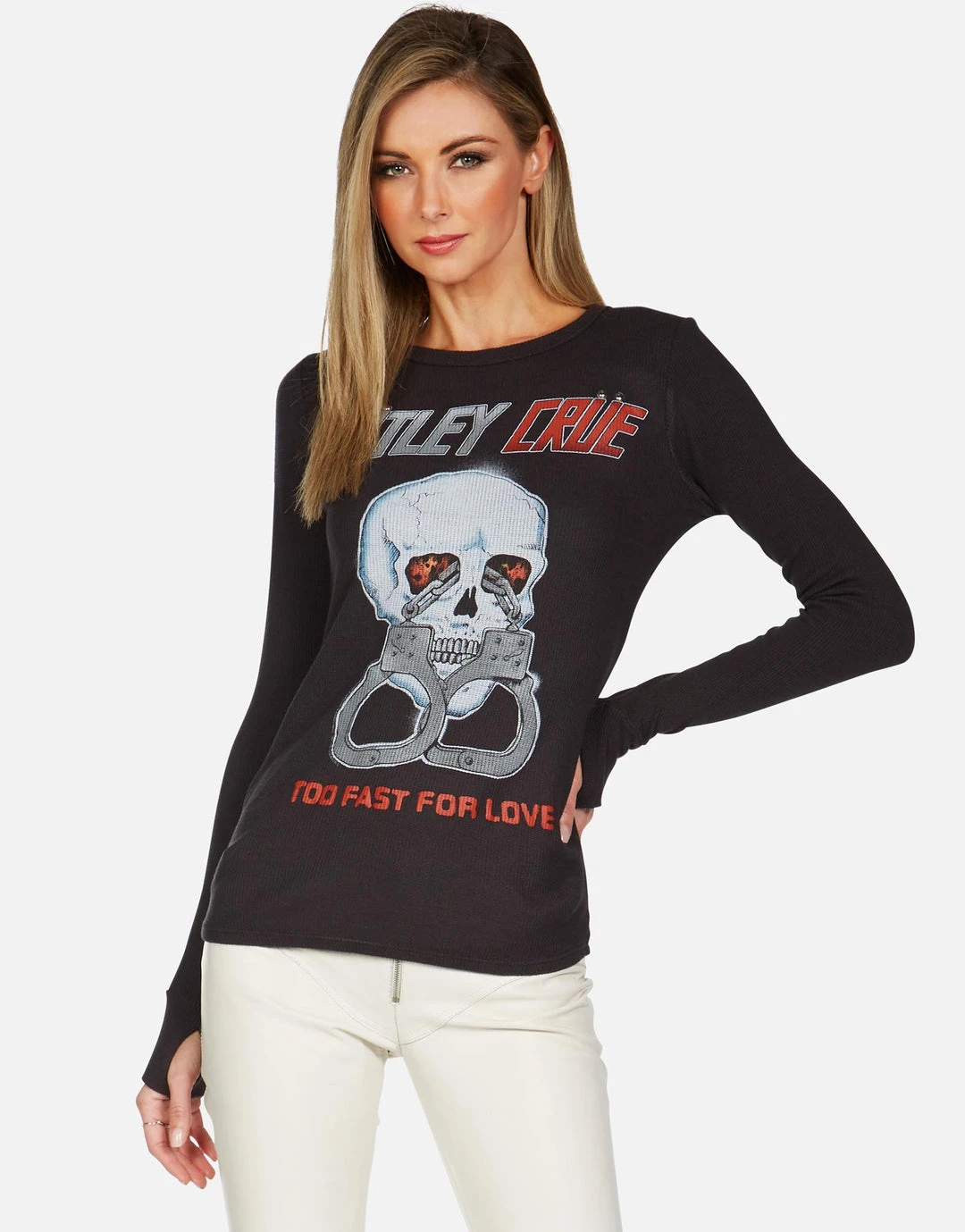 Lauren Moshi X Motley Crue Long Sleeve Mckinley Too Fast For Love