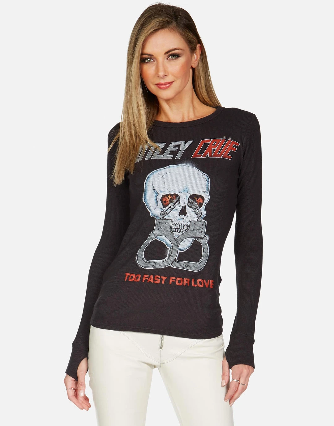Lauren Moshi X Motley Crue Long Sleeve Mckinley Too Fast For Love
