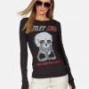 Lauren Moshi X Motley Crue Long Sleeve Mckinley Too Fast For Love