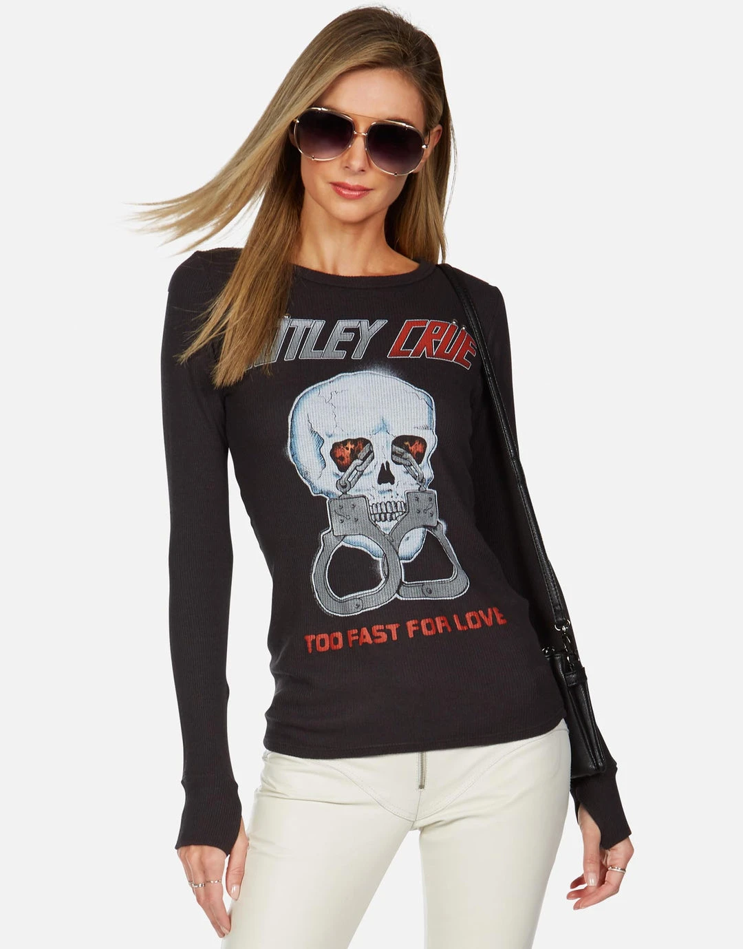 Lauren Moshi X Motley Crue Long Sleeve Mckinley Too Fast For Love