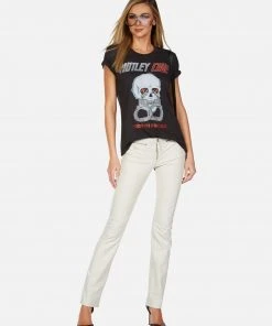 Lauren Moshi X Motley Crue Short Sleeve Wolf Too Fast For Love