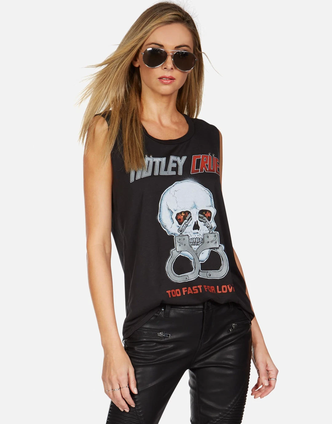 Lauren Moshi X Motley Crue Tanks Kel Too Fast For Love