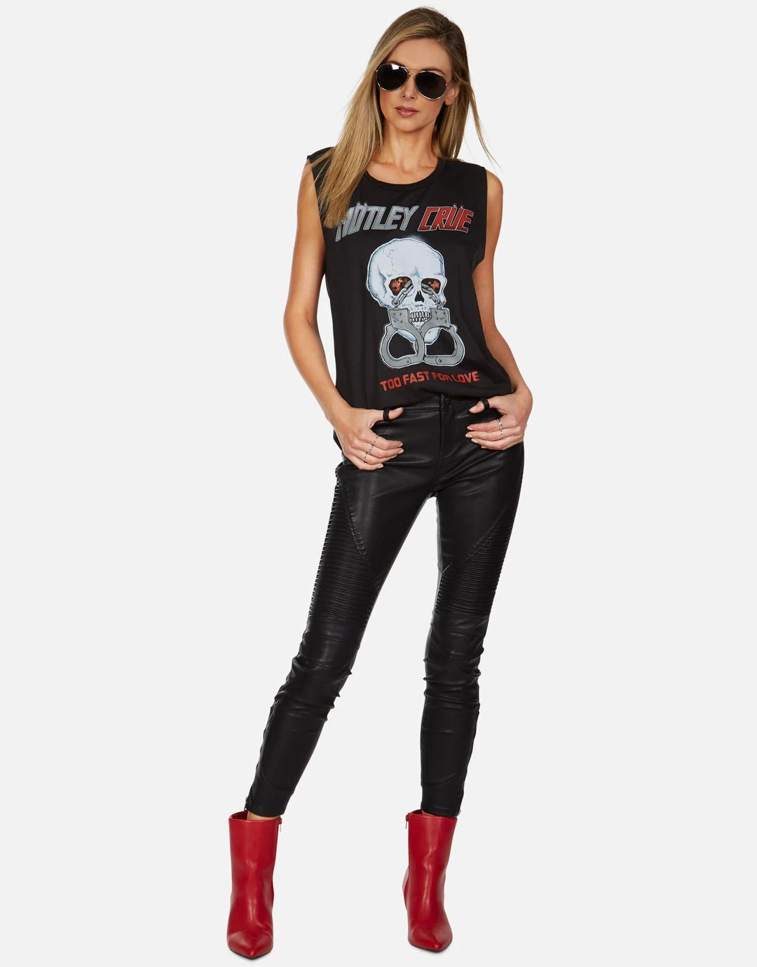 Lauren Moshi X Motley Crue Tanks Kel Too Fast For Love