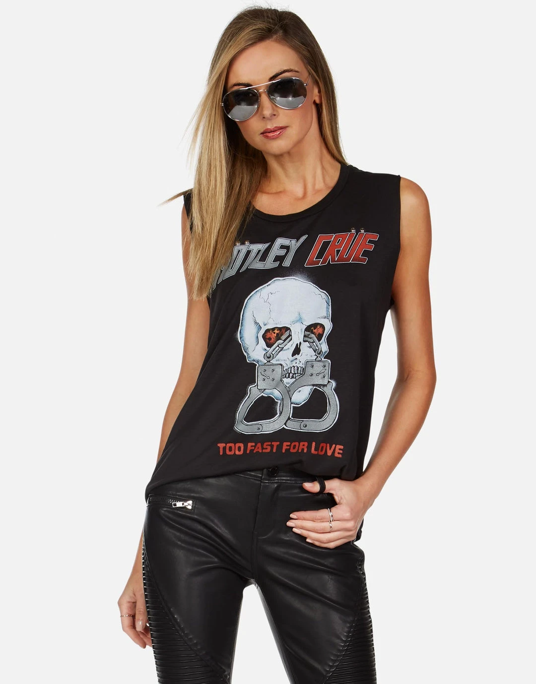 Lauren Moshi X Motley Crue Tanks Kel Too Fast For Love