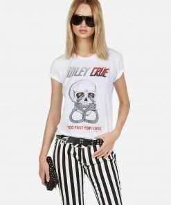 Lauren Moshi X Motley Crue Short Sleeve Wolf Too Fast For Love
