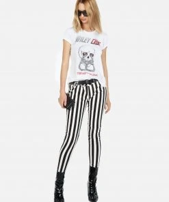 Lauren Moshi X Motley Crue Short Sleeve Wolf Too Fast For Love