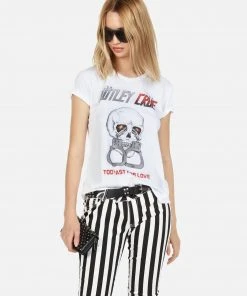 Lauren Moshi X Motley Crue Short Sleeve Wolf Too Fast For Love